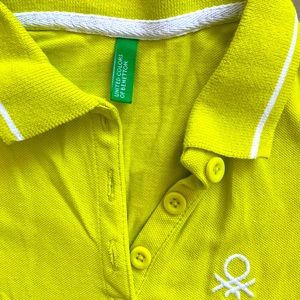 *2 for 20$* Benetton girls polo shirt size 6-7